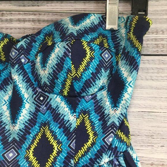 Strapless summer dress size Large - P-02 - Picture 3 of 9